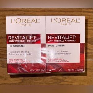 L'Oreal Revitalift Anti-Wrinkle Moisturizer - Red and White Packaging